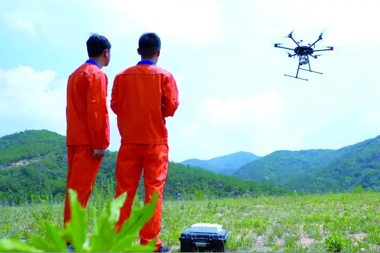 延安无人机倾斜摄影巡检拍摄